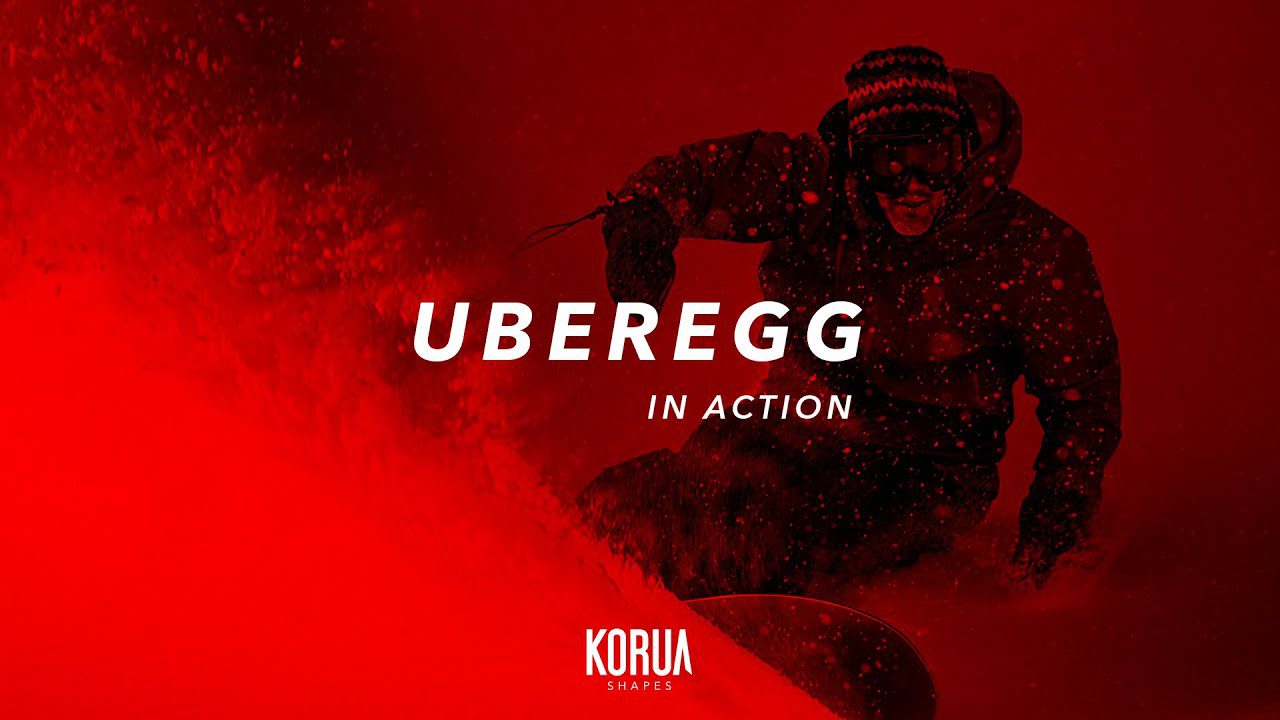 ube - KORUA Shapes – In Action – Uberegg Snowboard
