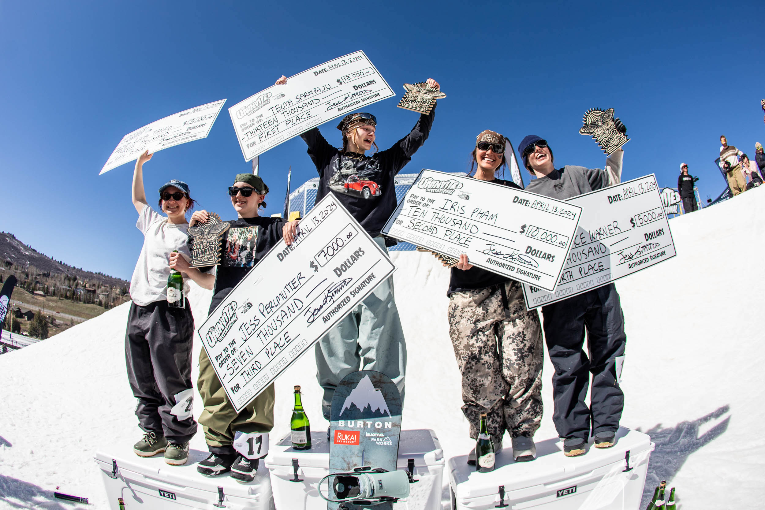 UI2024 DAY3 marywalsh @walshmt Podium 262 - From The Streets To The Spotlight: The Uninvited Invitational Ignites A New Era For Women's Snowboarding