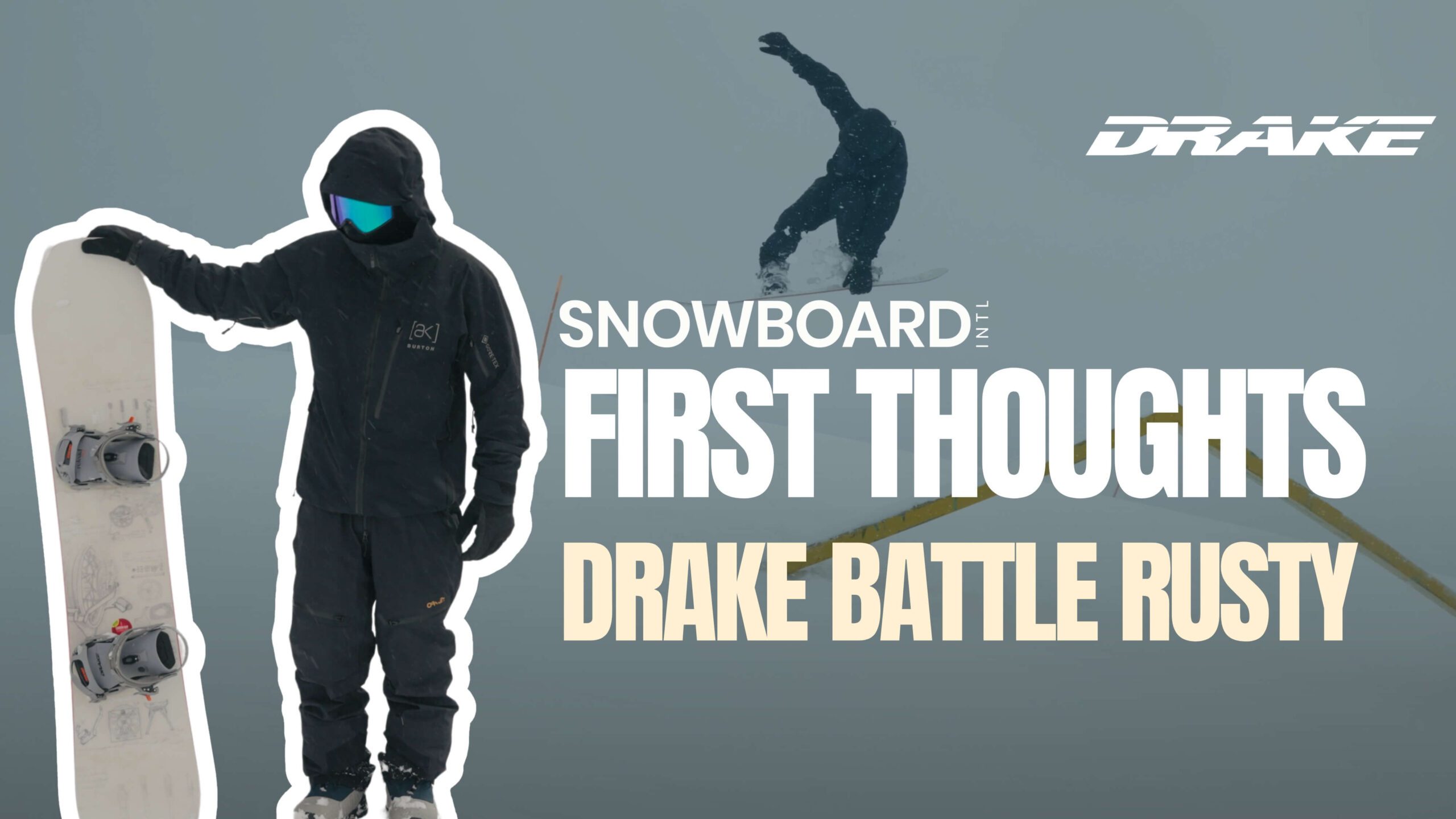 Drake Battle Rusty 24/25 - First Thoughts - Snowboard