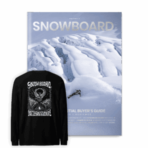 Mag and Crew sweater - SBI#2 merch Snowboard International – Mag + long sleeve tee (black)