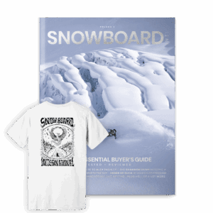 Snowboard International – Mag + tee (white)