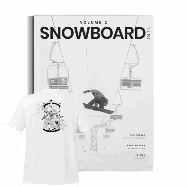 Snowboard International – Mag + tee (white)