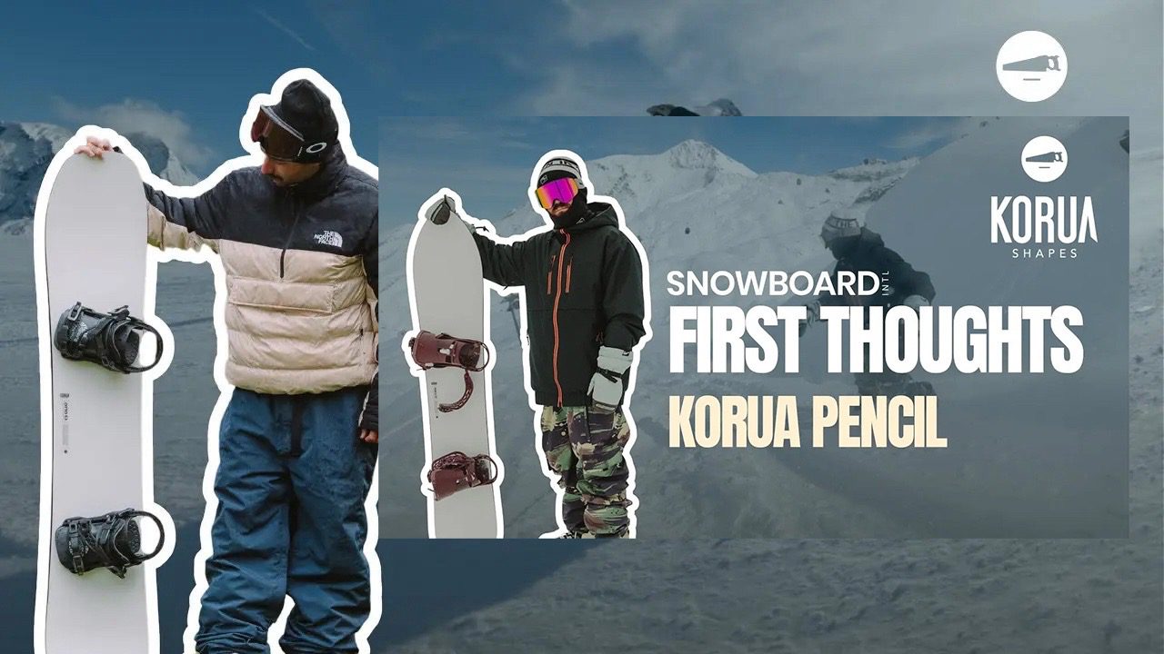 Korua Otto vs Korua Pencil Snowboards