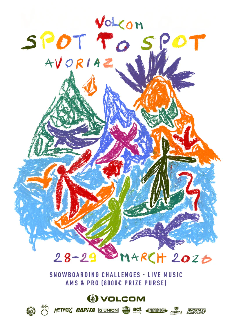 Volcom Spot to Spot returns to Avoriaz on March 28-29, 2026 for another wild one! 1200pix spottospot 800x.jpg - Volcom Spot to Spot returns to Avoriaz on March 28-29, 2026 for another wild one!