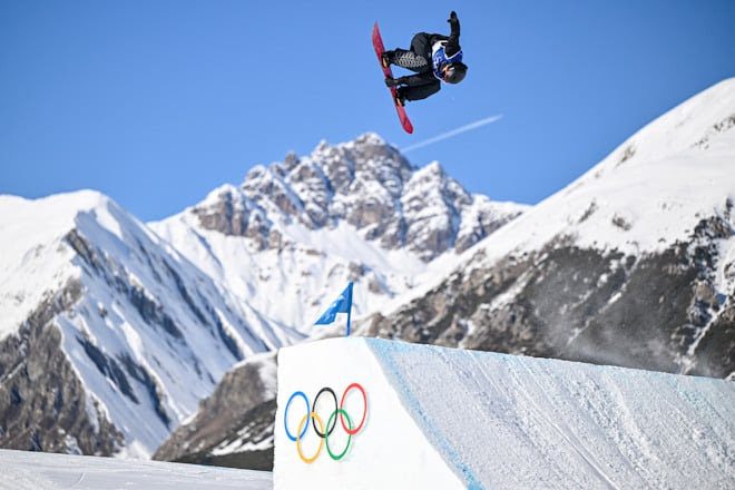 Women's Olympic Slopestyle Qualifications Results Synnott and Murase Slopestyle - Women's Olympic Slopestyle Qualifications Results