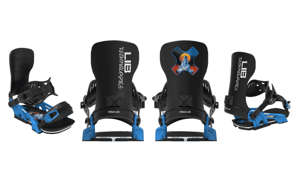Best Snowboard Bindings for Winter 2026/2027 Lib Tech Transfer four views 1280x780 1024x624 - Best Snowboard Bindings for Winter 2026/2027