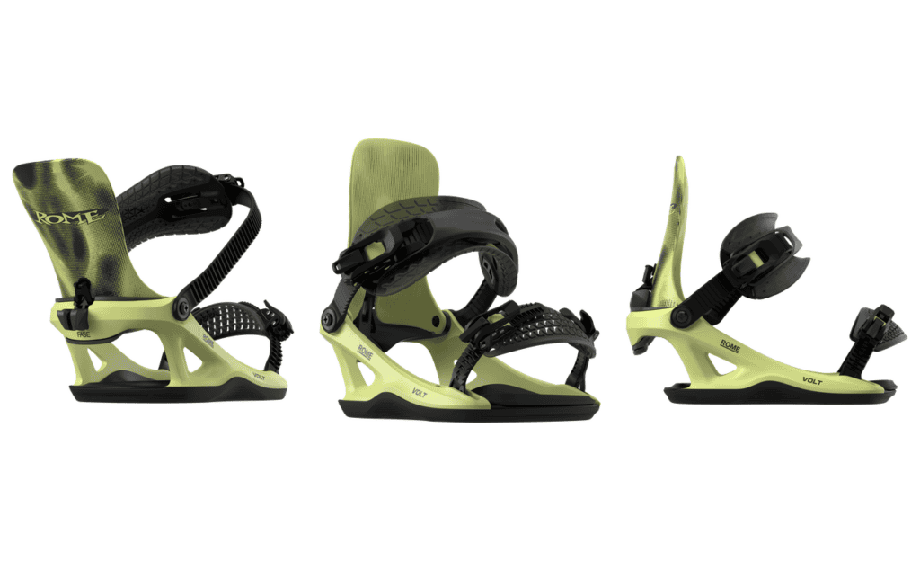 Best Snowboard Bindings for Winter 2026/2027 ROME VOLT FASE three angles 1280x780 1 1024x624 - Best Snowboard Bindings for Winter 2026/2027